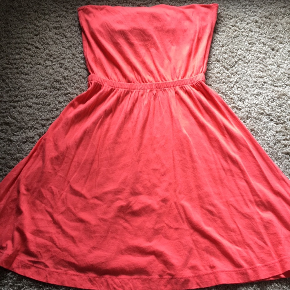 H&M Basic Orange Tube Top Dress